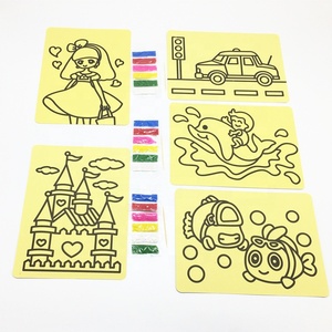 Kit de Arte con Pegatinas de <span class=keywords><strong>Arena</strong></span> para Niños, Fomenta el Dibujo y las Habilidades de Creación con <span class=keywords><strong>Arena</strong></span> - Product Image 2
