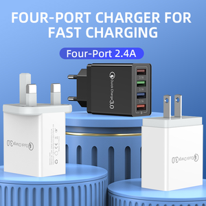 थोक <span class=keywords><strong>5v</strong></span> 5.1a eus दीवार चार्जर 4 यूएसबी पोर्ट पावर एडाप्टर प्लग फोन 15 14 13 सैमसंग एचटीसी xiaom चार्जर - Product Image 2