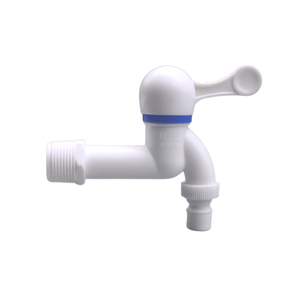 Grifo de Pared para Baño DN20 de Diseño Moderno, Plástico Blanco PP ABS de 3/4'' con Boquilla - Product Image 2