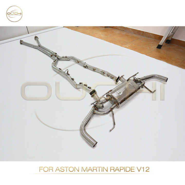 Ouchi Stainless Steel Catback and midpipe Exhaust System for Aston