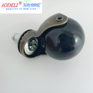 फर्नीचर कैस्टर व्हील पीपी रबर स्विवेल हार्डवेयर फर्नीचर बिस्तर कैस्टर व्हील बॉल प्रकार स्विस कैस्टर व्हील - Product Image 4