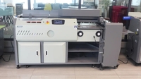 HT-9+S490E Alimentador Automático de Cubiertas, Máquina Encuadernadora Automática con Pegamento Térmico para Tamaños A4 y A3