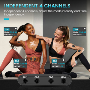 Venda quente Amazon 2025 Novo Quatro Canais Dezenas Terapia Alívio Da Dor Dezenas Máquina Unidade - Product Image 6
