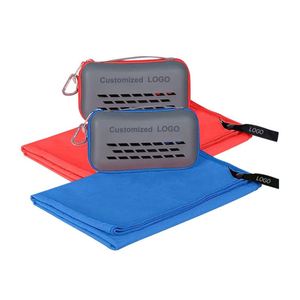 Toalla de Viaje de Microfibra Antimicrobiana Ecológica con Logotipo Personalizado OEM, Toalla Deportiva de Secado Rápido Súper Absorbente para Gimnasio y Natación - Product Image 2