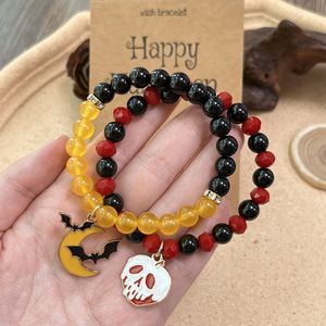 สร้อยข้อมือหินธรรมชาติ ลูกปัดแก้วหลากสี ความสุขและความพุฒมาภัทร รับทำโลโก้ตามสั่ง งานแฮนด์เมด ปรับแต่งได้ - Product Image 1