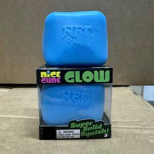 Newly Nice <b>Cube</b> Squishy Fluorescent <b>Glowing</b> Nice Ice <b>Cube</b> Needo Squishy Toys Need Ohhs Stress <b>Cube</b> Decompression Squeeze Toy - Product Image 5
