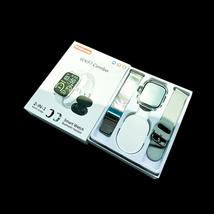 2024 Nieuwe Combinatie Wk97 Combo Smart Watch Dual Strap Watch Pro Full Touch Screen Magnetisch Opladen Tws Draadloze Oortelefoon - Product Image 5