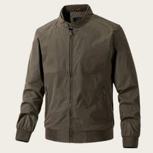 Chaqueta Bomber Casual para Hombre, Estilo Coreano, Cuello Alto, Cierre de Cremallera, Resistente al Viento, Personalizable por Fabricantes de <span class=keywords><strong>Ropa</strong></span> - Product Image 1