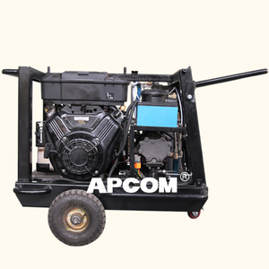 เครื่องอัดอากาศแบบสกรูโรตารี่ APCOM รุ่น Heavy Duty พร้อมเครื่องยนต์เบนซิน US Vanguard 18 แรงม้า 40CFM 1.0 ลูกบาศก์เมตร/นาที แบบเคลื่อนย้ายได้ติดล้อ - Product Image 1