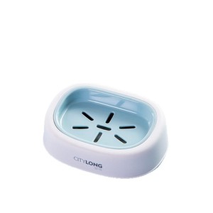 Porte-savon Citylong à double couche, ovale, drainable, avec design amovible, pour la salle de bain - Product Image 4