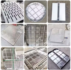 Couvercle de manhole carré invisible en acier inoxydable anti-corrosion pour usage en parc - Product Image 6