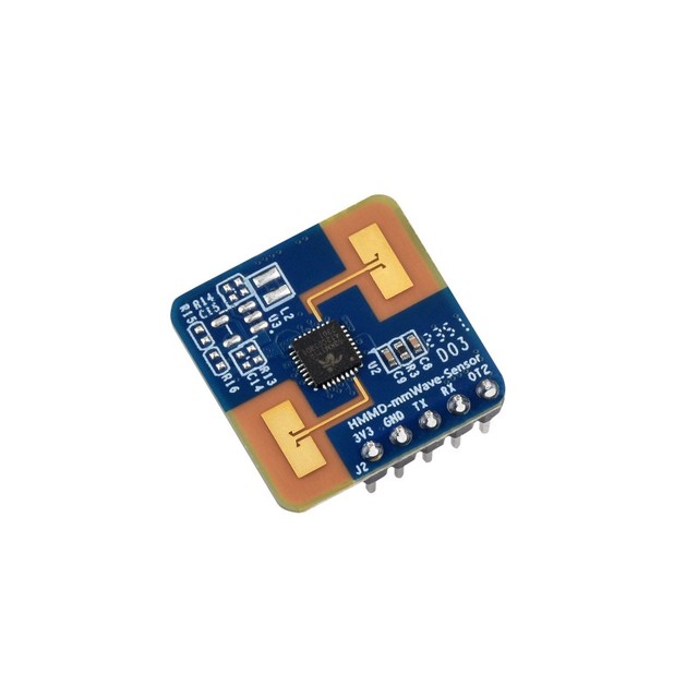Waveshare Human Micro-Motion Detection mmWave Sensor, 24GHz mmWave Radar, Based On S3KM1110, Adopts FMCW Technology