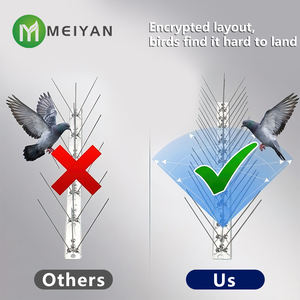 Anti-vogelspikes roestvrij staal duivenspikes ongediertebestrijding duiven wegwerken vogelbestrijding - Product Image 3