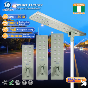 Farola Solar LED Integrada de Alta Calidad para Exteriores, Impermeable IP67, COB 80W 100W 120W, Todo en Uno - Product Image 1