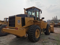 Chargeuse sur pneus Caterpillar 966G d'occasion prête à l'emploi, bras hydraulique puissant pour travaux de terrassement