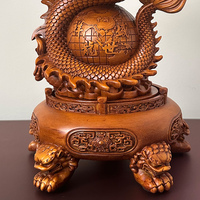 Dragon prospère grandeur nature résine artisanat entrée chinoise Art modèle Table ornement et bureau maison nouvelle ouverture mascotte