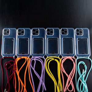 Card Slot Holder Wallet Wrist <strong>Strap</strong> Phone <strong>Case</strong> for <strong>iPhone</strong> 16 15 14 13 12 Fashionable Durable Lanyard Phone Cover - Product Image 6