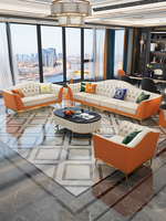 Nouveau design canapé en cuir sectionnel mobilier royal chaise de loisirs fourniture d'usine