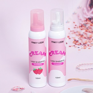 Limpiador de Pestañas en Crema Batida Pinky Leem, Personalizado, al por Mayor, Marca Privada, 100 ml, Blanco/Rosa, Champú para Extensiones de Pestañas - Product Image 6
