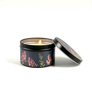 Bougie parfumée artisanale en gros sous marque privée, en boîte métallique, <span class=keywords><strong>Amaryllis</strong></span> & Figue Naturelle, pour les fêtes, Diwali, les voyages et les spas - Product Image 6