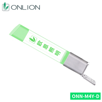Сигнальная световая башня ONN M4Y-D, 3 цвета, 1 слой, RYG, акриловый корпус, с возможностью нанесения логотипа, алюминиевое складное основание, AC/DC