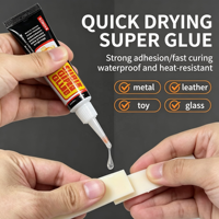 Colle forte imperméable 3g, Pegamento 502, super colle en gel, colle liquide universelle à base d'eau, colle transparente au cyanoacrylate