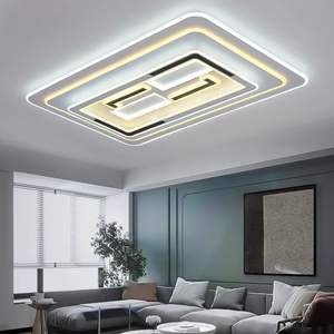 Round <b>square</b> Bedroom <b>lighting</b> Simple Smart <b>Led</b> acrylic <b>led</b> indoor ceiling lamps modern for living room - Product Image 3