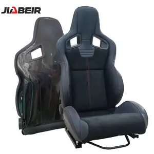 JBR1039R Low MOQ Recline Carbon Fiber Fiberglass with Slider Bucket Sport Racing Car Seat