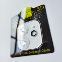 Protecteur d'écran 3d Full Cover pour iPhone 11 12 13 14 15 Pro Max 9D Protection d'objectif d'appareil photo en verre trempé