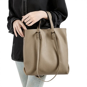 Nouveau Sac Fourre-tout Décontracté en Cuir Véritable pour Femme, Imperméable avec Fermeture Éclair, Sac à Main Haut de Gamme, Sac à Bandoulière Unique - Product Image 4