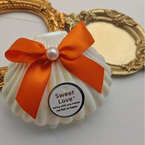 Boîtes à dragées <span class=keywords><strong>en</strong></span> coquille de nacre pour mariage, douche nuptiale, baby shower, porte-candis, petit emballage cadeau avec couvercle pour décoration de table - Product Image 4