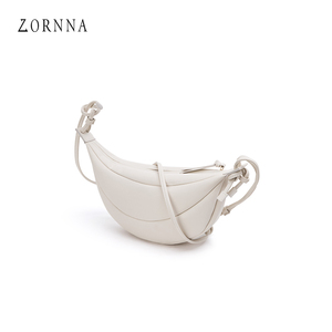 Gionar — <span class=keywords><strong>sac</strong></span> à bandoulière en <span class=keywords><strong>cuir</strong></span> blanc, marque privée, mode d'usine, Mini <span class=keywords><strong>banane</strong></span>, pour femmes - Product Image 2