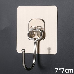 Hot Popular Waterproof Wall Hanger Transparent <strong>Kitchen</strong> Bathroom Plastic <strong>Hook</strong> Sticky <strong>Hooks</strong> for Hanging Wall - Product Image 6