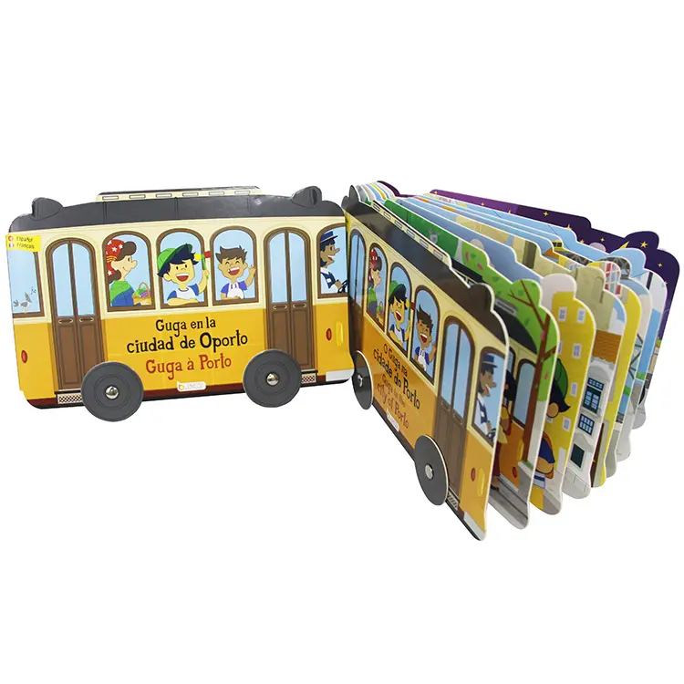 Custom Colorful Professional Children board Book Printing On Demand