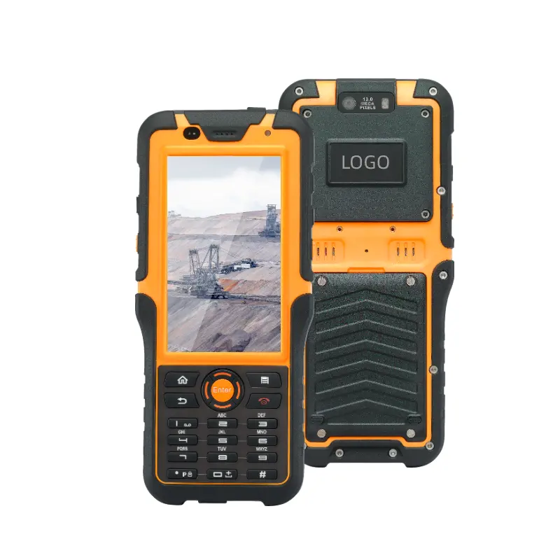 OEM S50 hotsale antiurto 5 pollici android rugged pda palmare collettore dati industriali 4g Gsm lettore RFID lettore