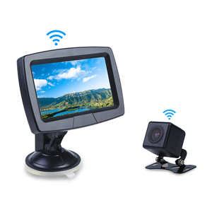 ชุดกล้องมองหลังรถยนต์แบบไร้สาย4.3นิ้ว,ระบบกล้องถอยหลังจอดรถมองเห็นตอนกลางคืนสำหรับรถยนต์รถกระบะรถตู้Suv - Product Image 4