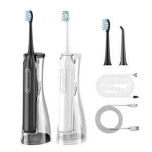 Cepillo de dientes eléctrico profesional 3 en 1 con hilo dental de agua-IPX7, irrigador oral inalámbrico para uso doméstico, blanqueamiento y cuidado de las encías - Product Image 6