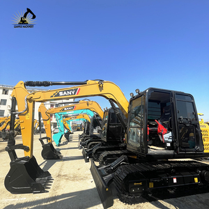 Équipement minier reconditionné : Excavatrice sur chenilles SANY SY75CPRO, godet Isuzu de 0,3 m³, poids opérationnel de 7350 kg, pour travaux routiers - Product Image 1