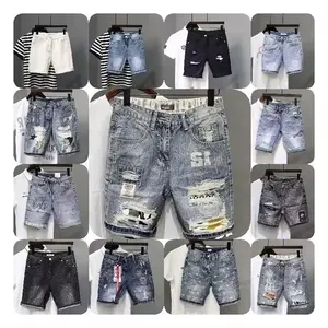 Mens High Quality Jeans Shorts, Fashion Casual Wear Ripped Design Denim Shorts for Mens with Distressed Look