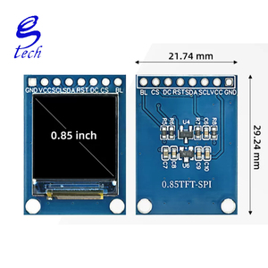 Écran LCD TFT de 0,85 pouces ST7735, petit écran avec résolution 128x128, écran carré LCD, écran couleur SPI - Product Image 4