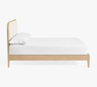 Neues Design Luxus Modern Home Hotel Bett Massivholz bett im amerikanischen Stil Schlafzimmer Eiche Plattform bett
