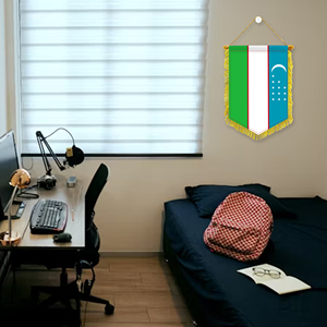 Mini 20x30cm Pennant Car <b>Flags</b> Uzbekistan Wall Decor Display Accessories Small Ornaments for Hanging - Product Image 3