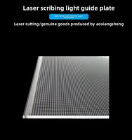 Plaque de guidage lumineux PC LGP multicolore Gaoliangguang, anti-éblouissement, ignifuge, découpe sur mesure pour rétroéclairage Mini LED
