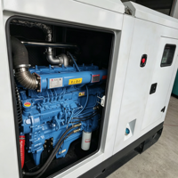 Groupe électrogène diesel silencieux triphasé à prix compétitif, ATS disponible, 100 kW, Planta Eléctrica