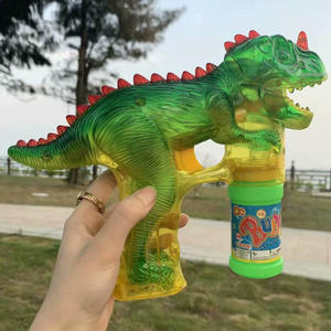 Dinosaurio Jurásico <span class=keywords><strong>Bubble</strong></span> <span class=keywords><strong>Shooter</strong></span> arma luz ventilador | juguete Blaster para niños, los niños, partes | LED luces intermitentes - Product Image 5