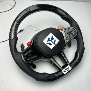 Volante LED de Fibra de Carbono Personalizado para <span class=keywords><strong>BMW</strong></span> G20 G30 G21 G22 G23 Serie 3 <span class=keywords><strong>320i</strong></span> 325i 330i 2019 2020 2023 - Product Image 2