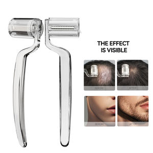 Rol kulit perawatan kulit 0.25mm, perangkat rol Derma pertumbuhan jenggot untuk penggunaan di rumah, kepala wajah, kulit kepala jenggot, perangkat rol Derma pertumbuhan rambut - Product Image 1