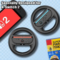 2025 2 pièces ABS poignée volant léger accessoires contrôleur Joy-Con support de poignée pour Switch 2 Console de jeu