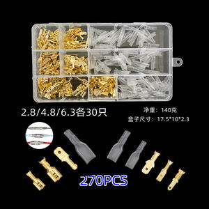 Connecteurs de bout de câble non isolés série Zhengxing LY318, mâles et femelles, à sertir, en laiton, à barillet ouvert - Product Image 5