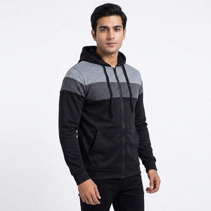 Sudadera con capucha y cremallera completa para hombre, diseño personalizado con LOGO, color blanco, estilo casual, hip hop, deportivo, 2026 - Product Image 1